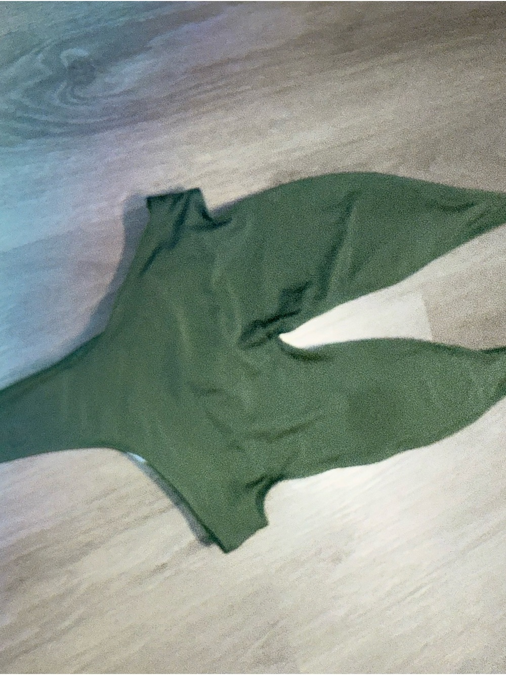 Olive Green Sleeveless Bodysuit